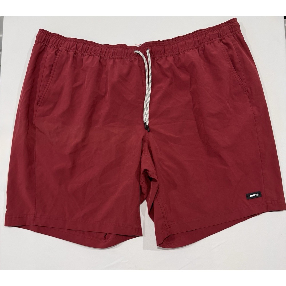 Alaskan Hardgear Duluth Trading Men's 3XL Red Swim Trunks Board Shorts Lined